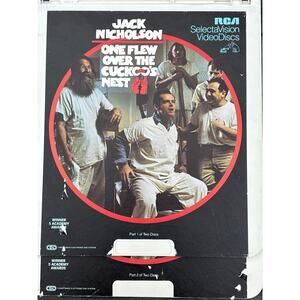 one flew over the cuckoo’s nest RCA SelectaVision videodisc 1982 part 1&2